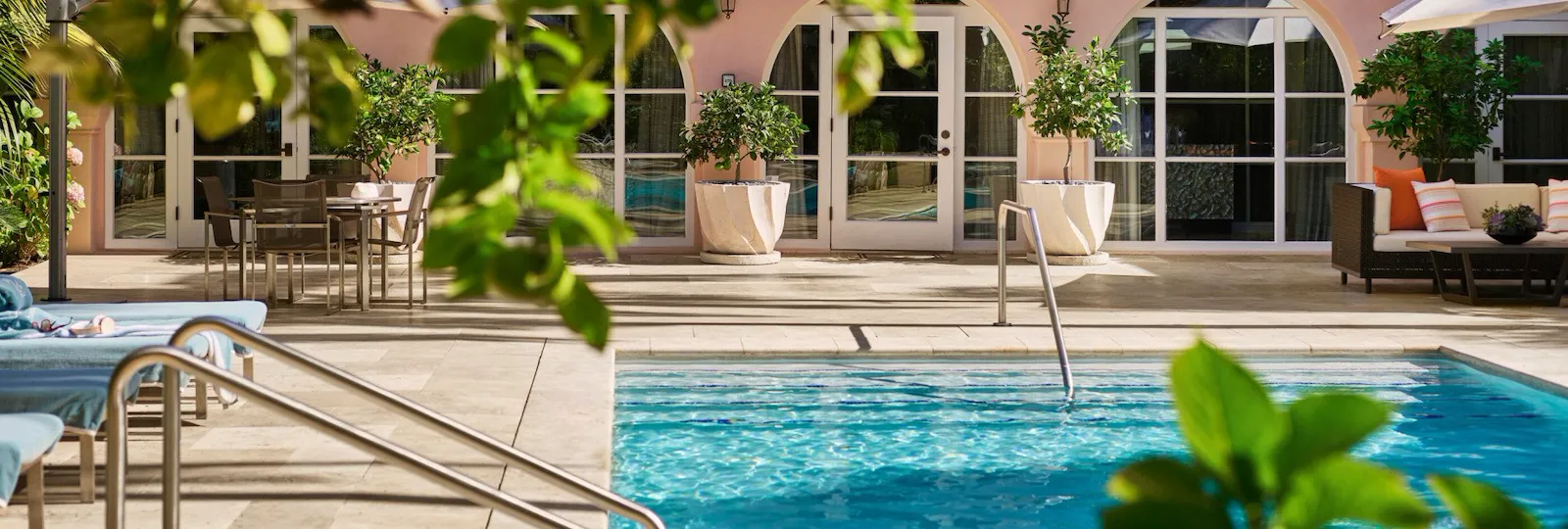 Pool in Presidential Suite at Hotel Bel-Air, Los Angeles
