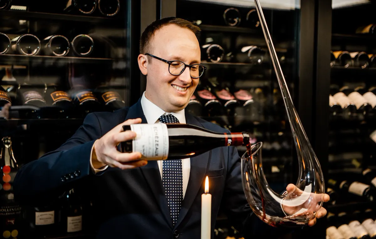 Matteo Furlan head of wines at The Dorchester.