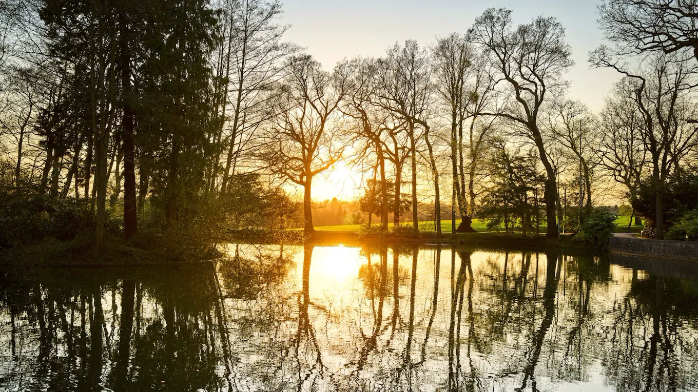 Coworth Park-Lake sunset-highres