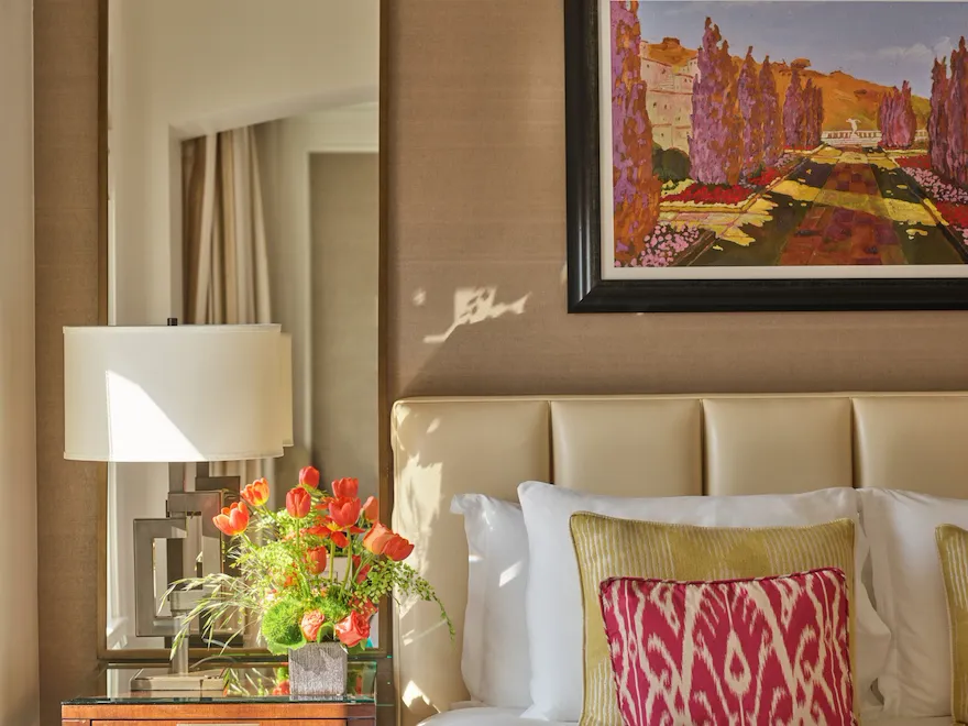 Deluxe Guestroom at The Beverly Hills Hotel, Beverly Hills, CA