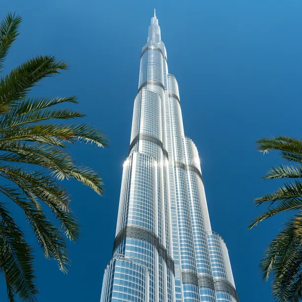 Burj Khalifa from the bottom