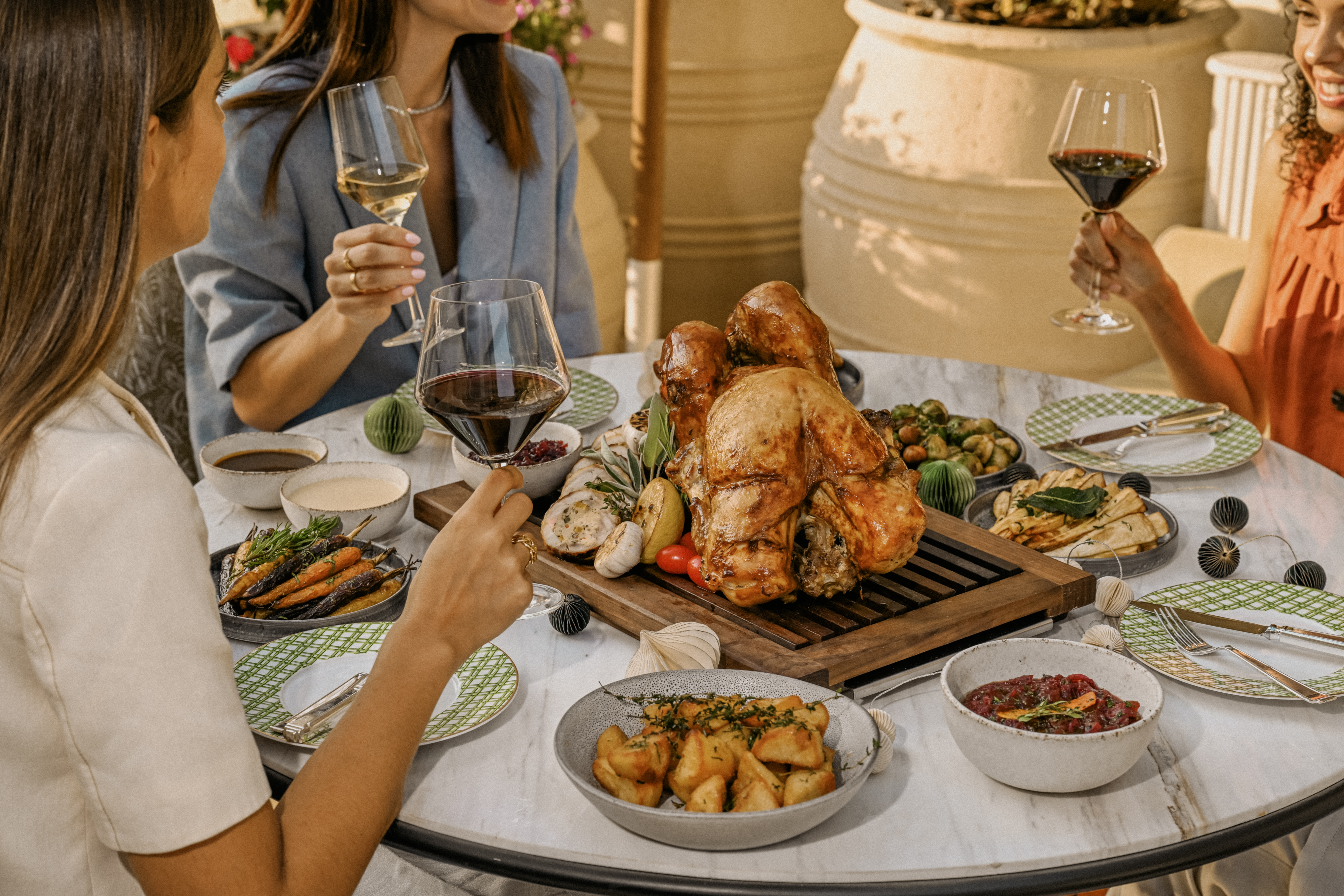 The turkey offering in Veranda