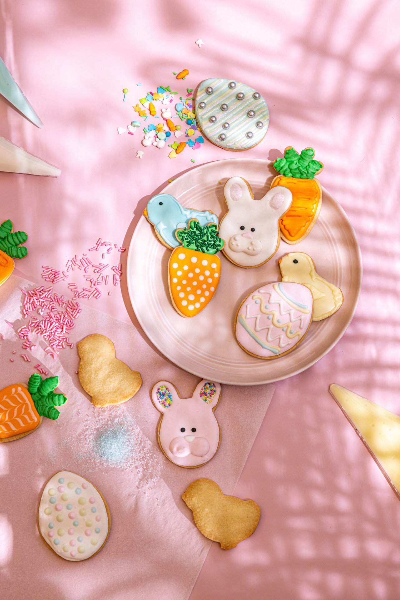 Easter cookies in Polo Lounge at The Beverly Hills Hotel 