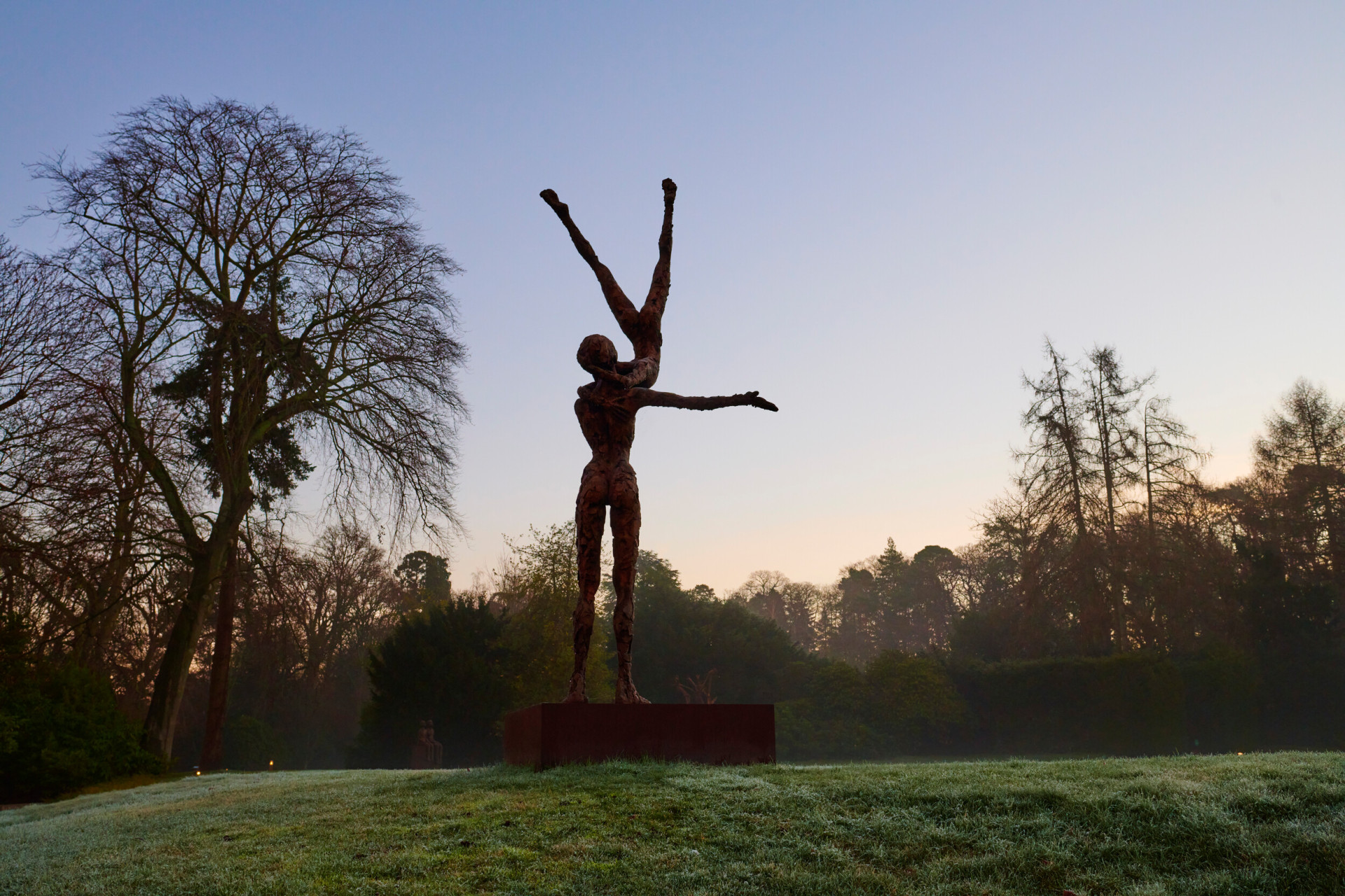 Carol Peace sculpture winter at Coworth Park