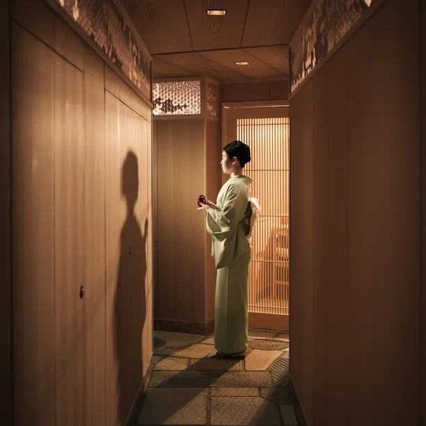 Sushi Kanesaka Private dining space