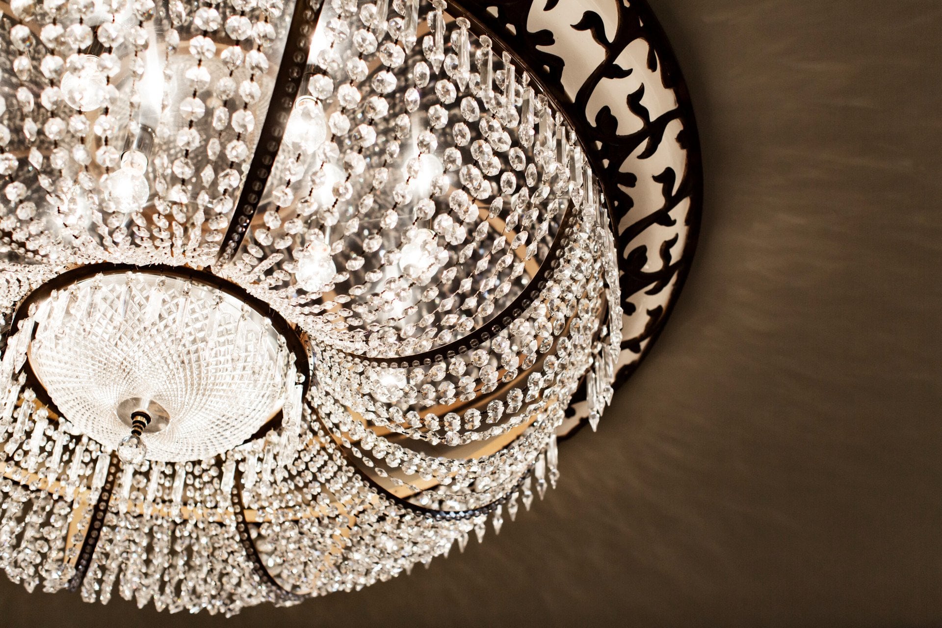 Chandelier in Rodeo Ballroom at The Beverly Hills Hotel 