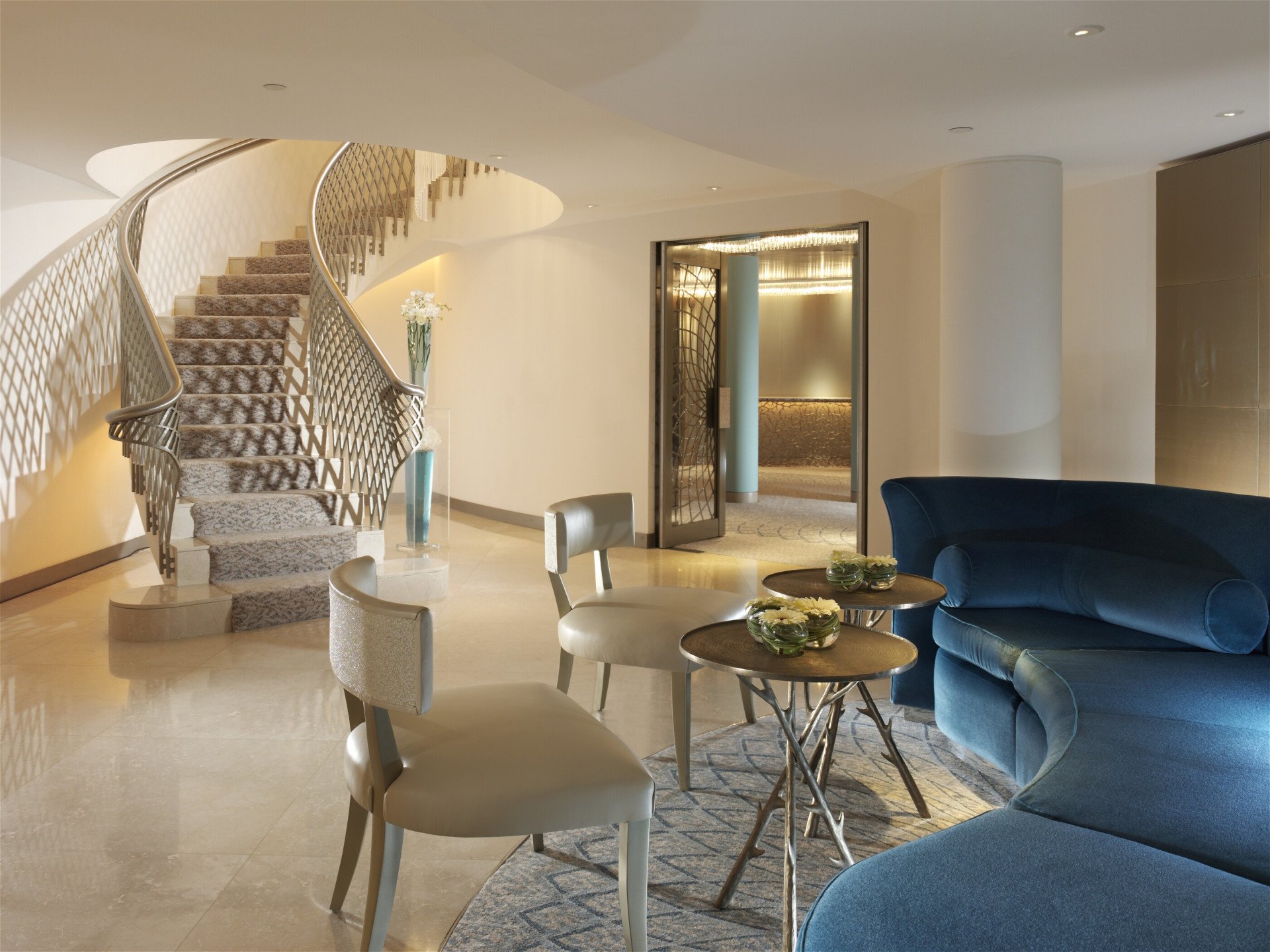 Crystal Suite at The Dorchester  staircase details