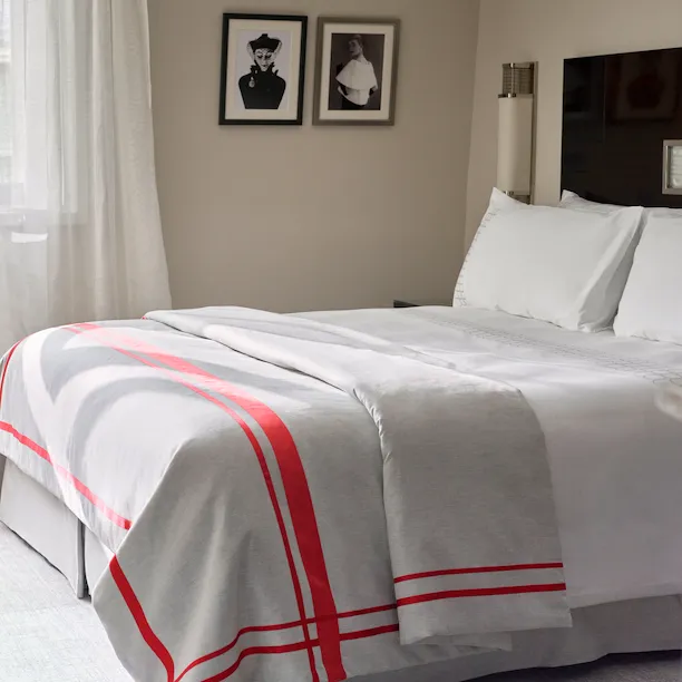 Foto da cama do quarto Superior em estilo art déco
