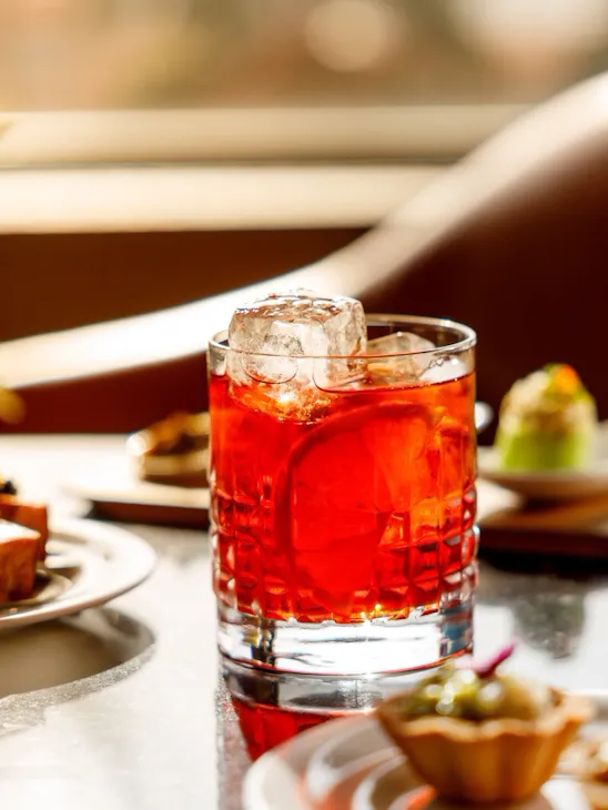 Negroni servito a Il Giardino Bar
