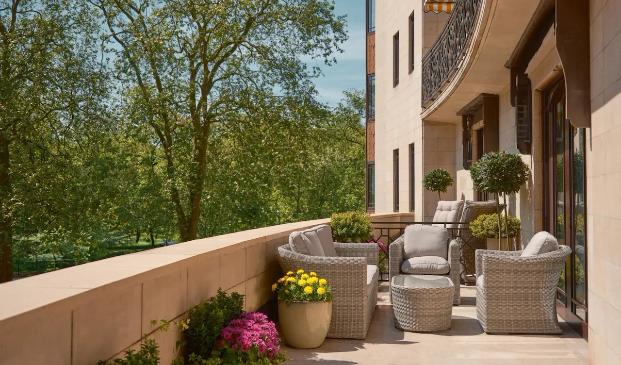 Garden Terrace suite at The Dorchester