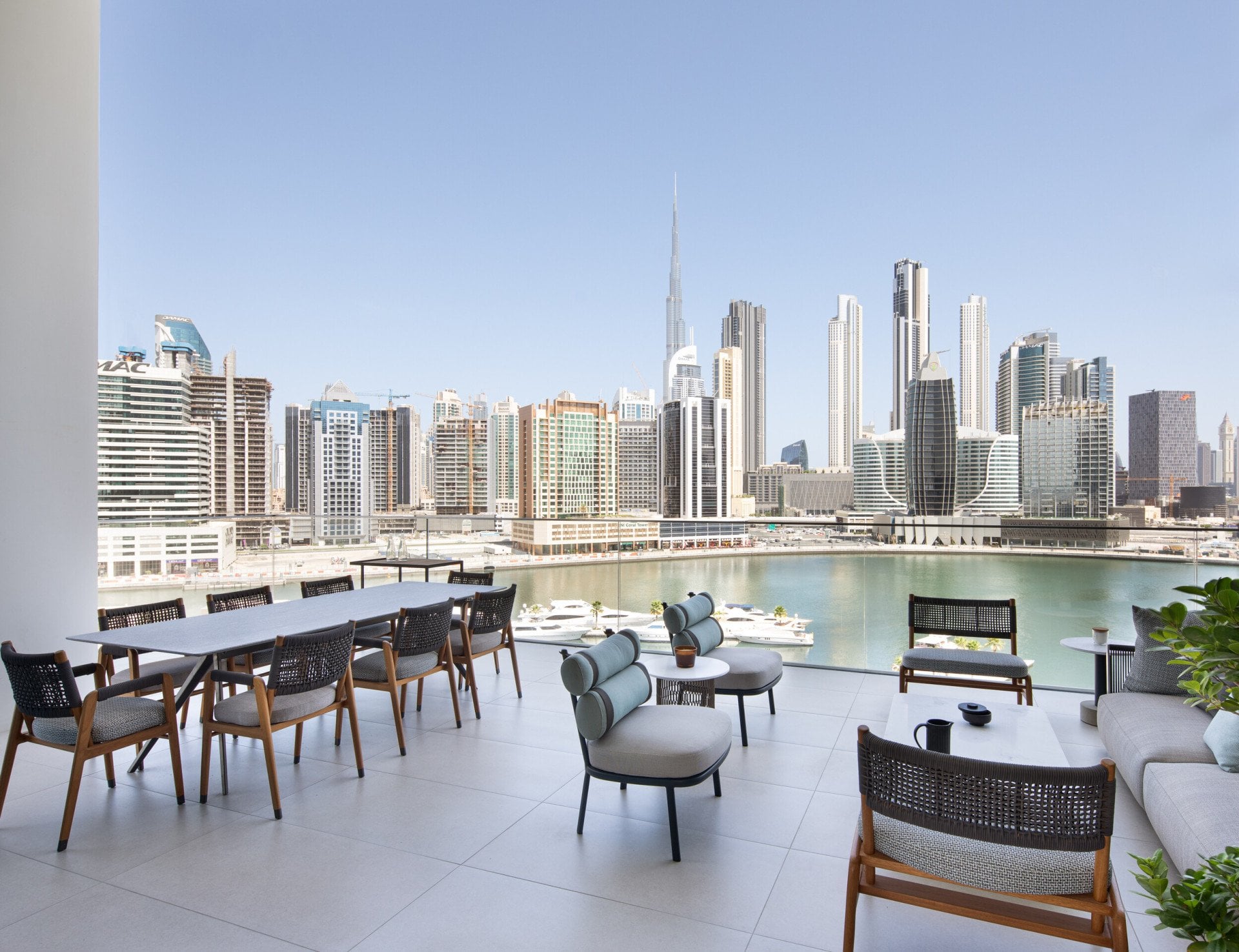 Duplex terrace at The Residences, Dubai