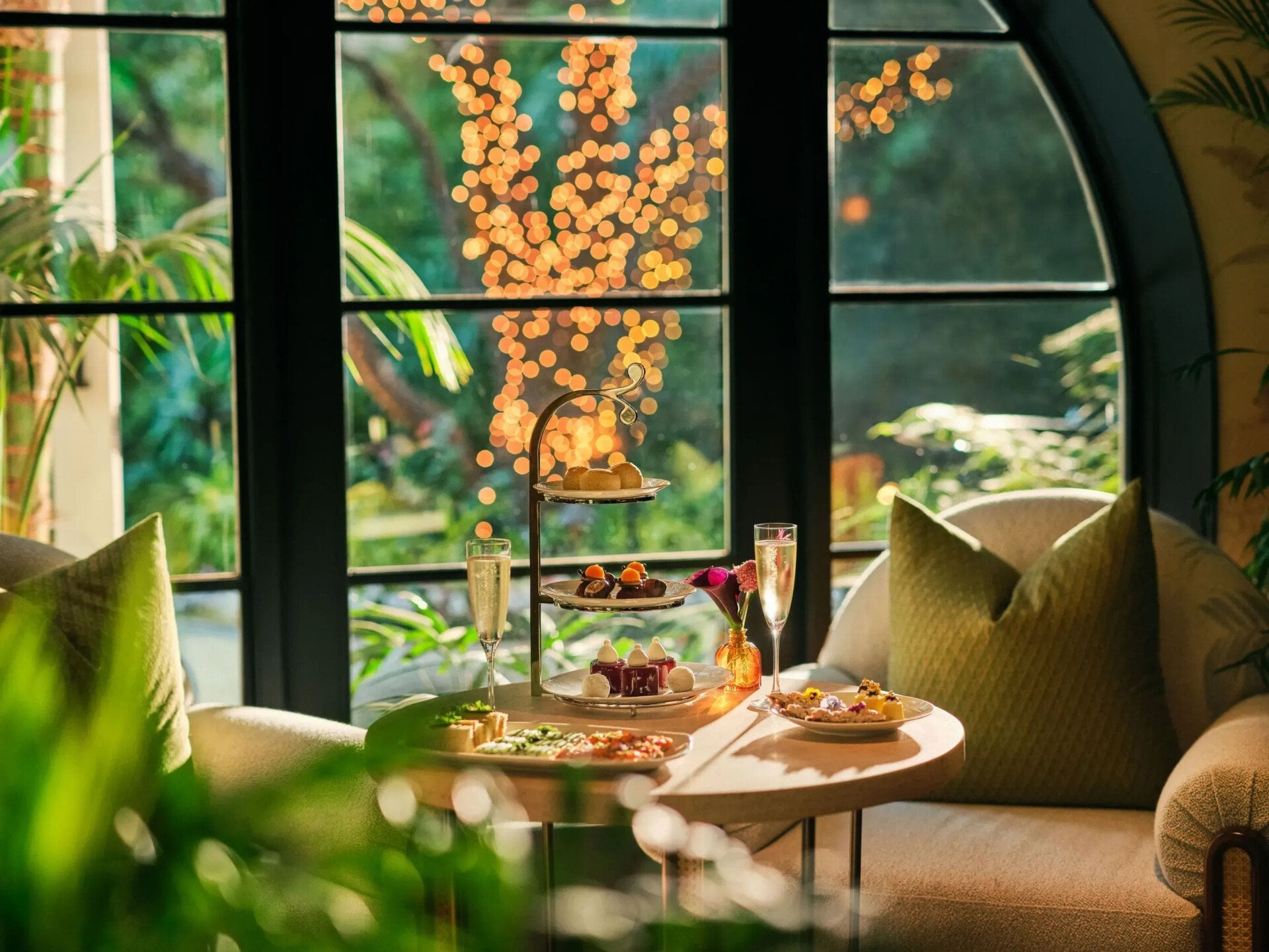 Holiday afternoon tea in The Living Room 