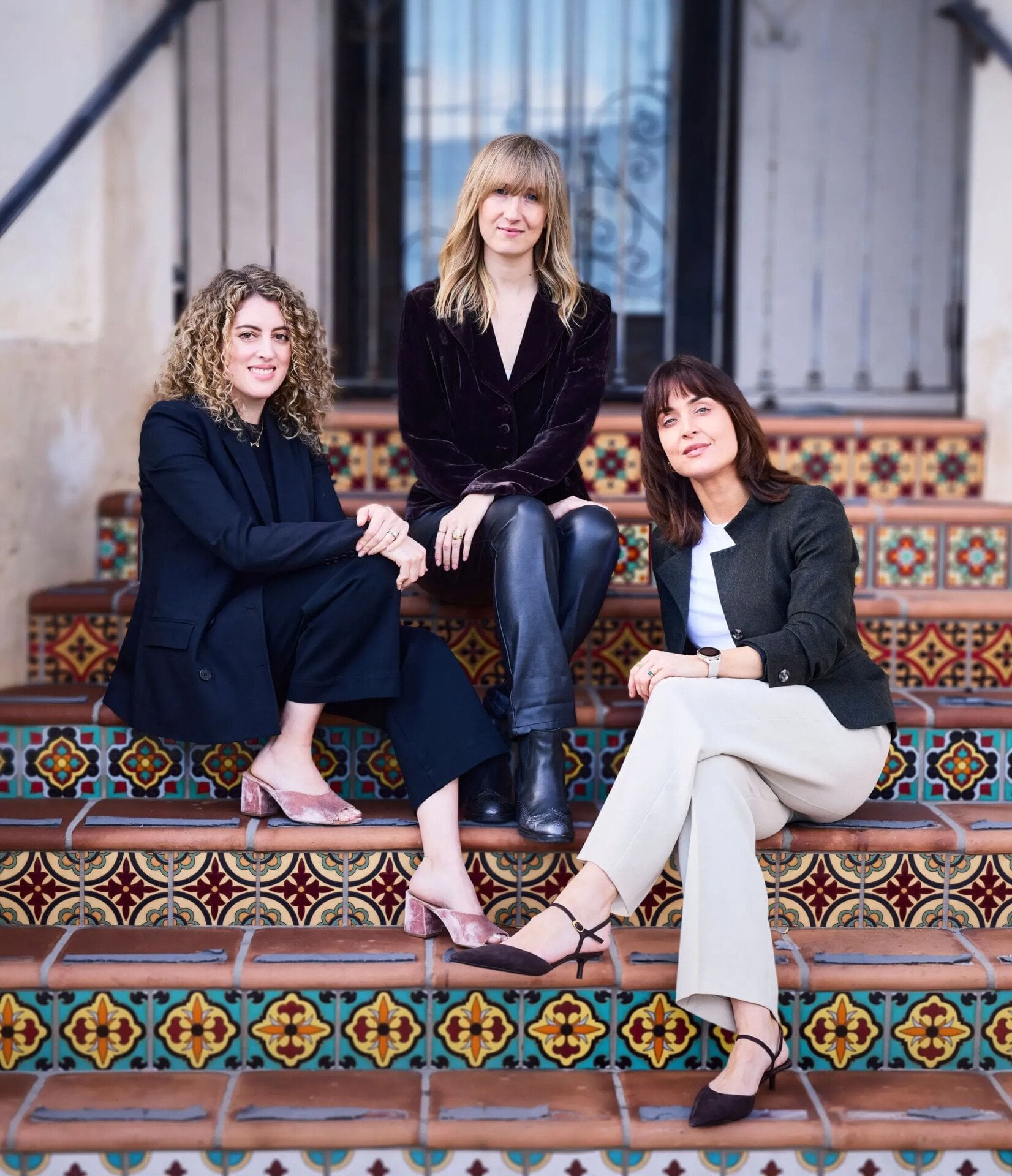 Ackerman studios and Cura team photo (left to right) - Liza Shapiro, Georgia Powell, Lily Ackerman