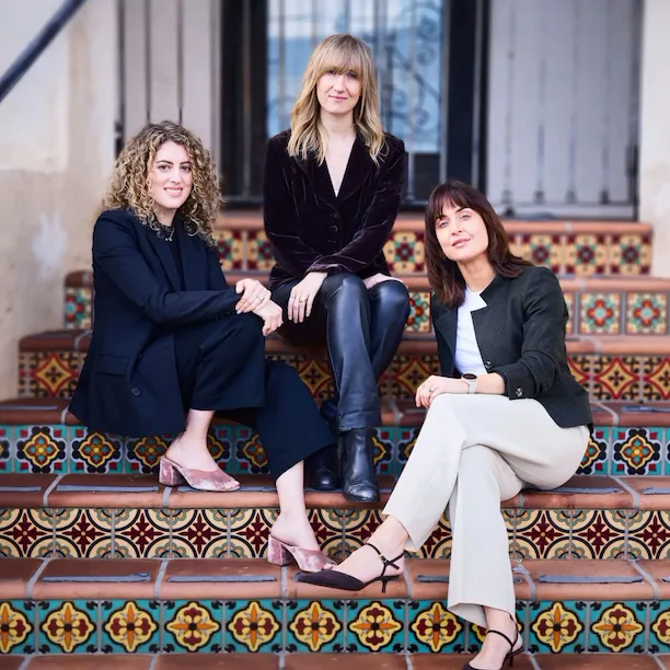 Ackerman studios and Cura team photo (left to right) - Liza Shapiro, Georgia Powell, Lily Ackerman