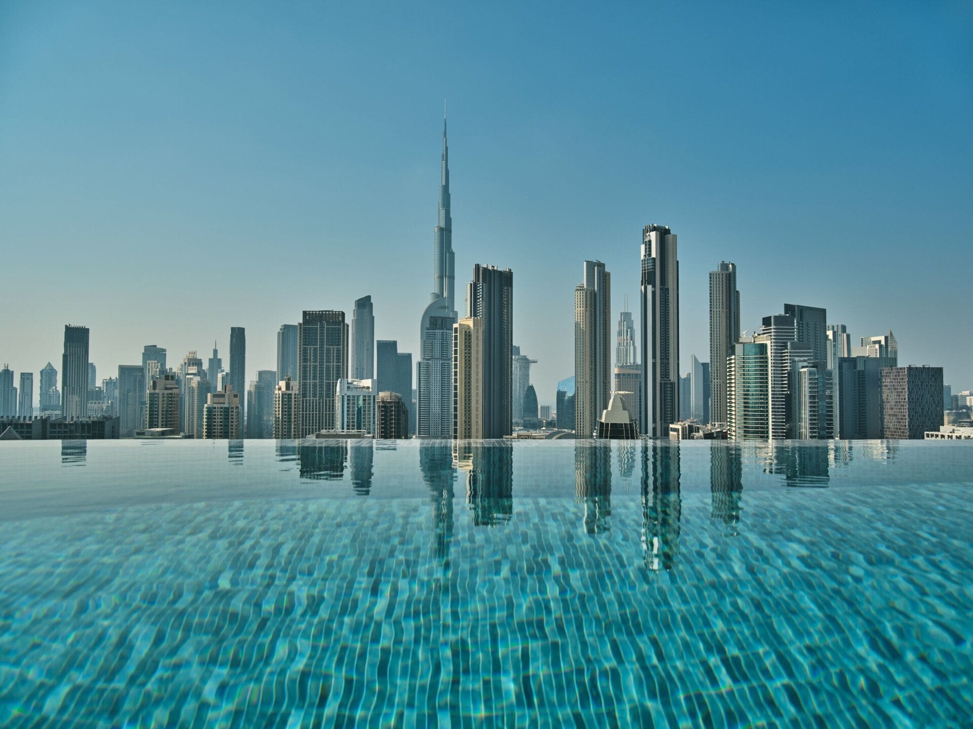 High Society pool terrace at The Lana, Dubai