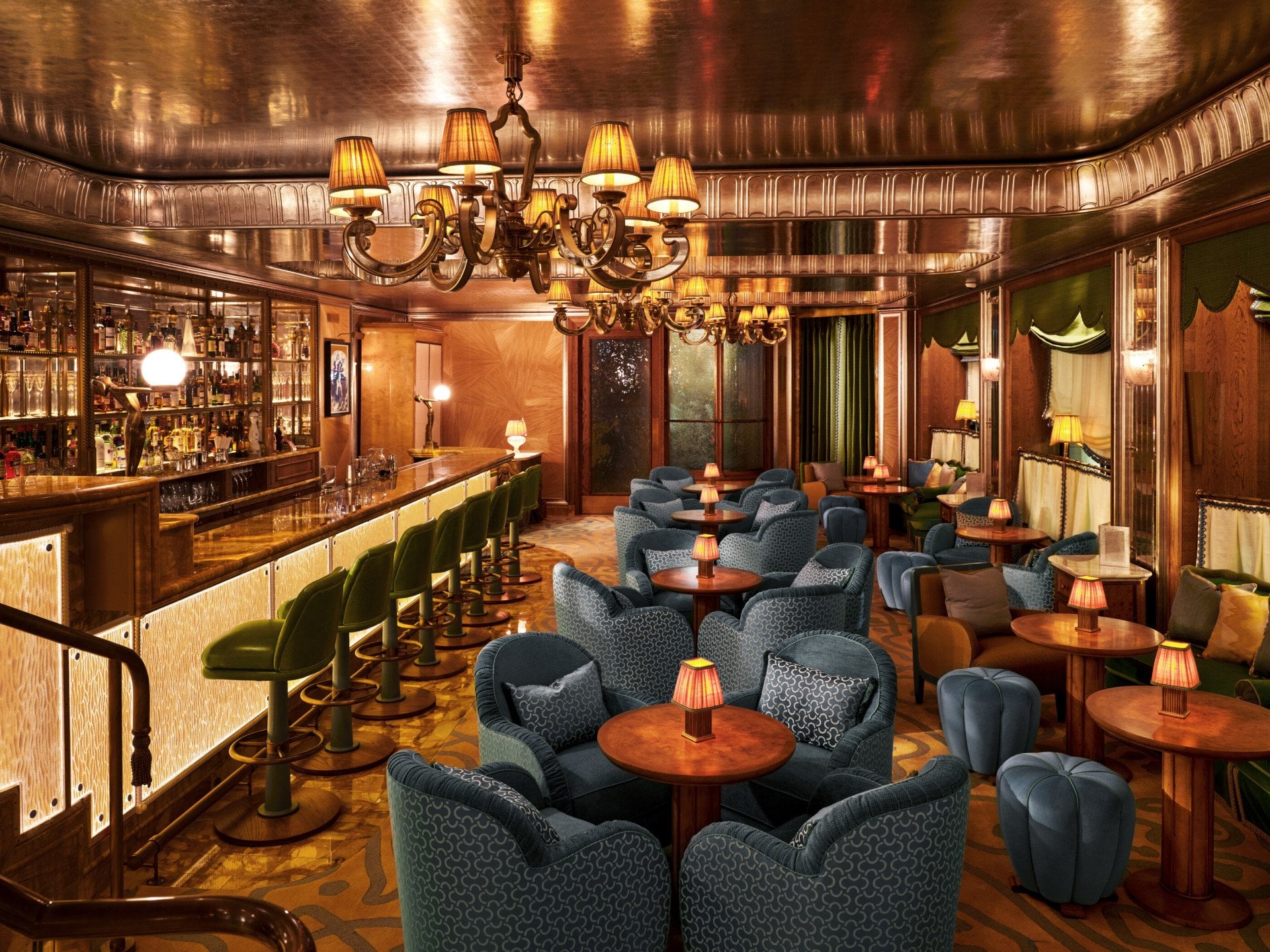 Vesper bar in the early evening 
