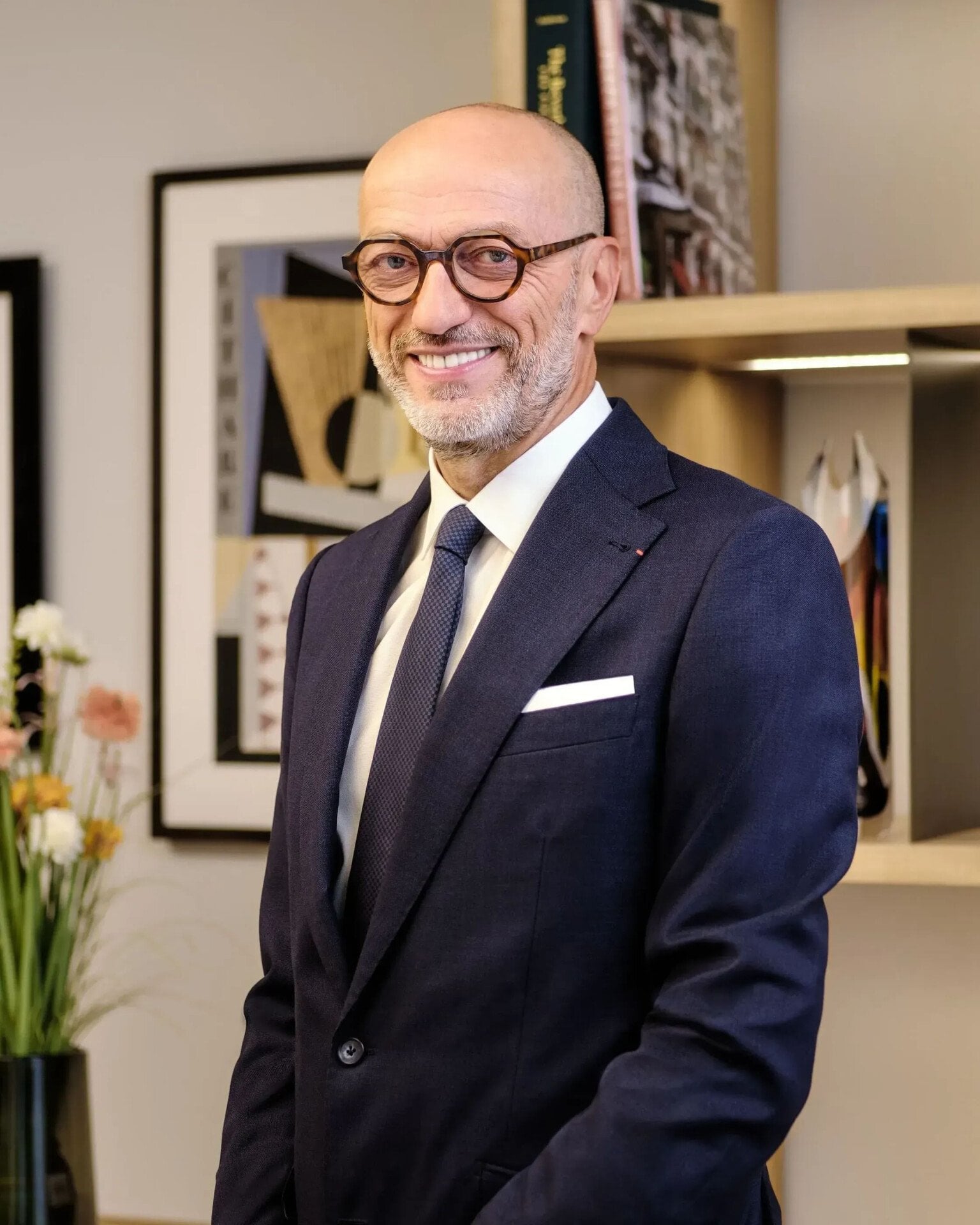Headshot of Dorchester Collection CEO Philippe LeBoeuf 