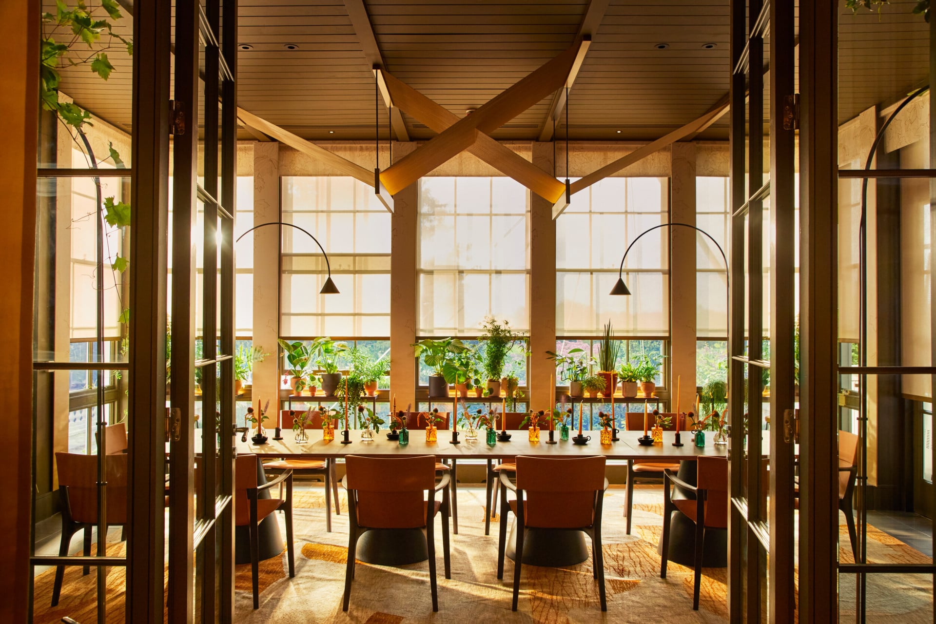 The Conservatory, private dining space at  Woven by Adam Smith