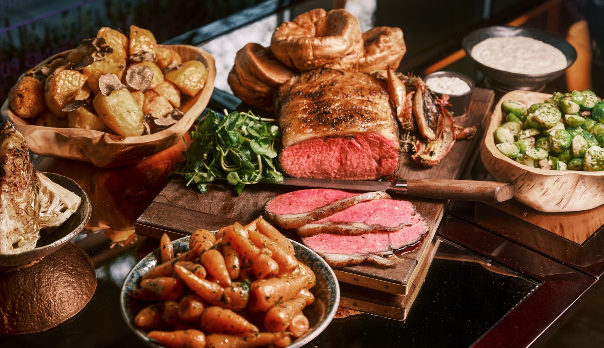 CUT at 45 Park Lane Roast dinner.