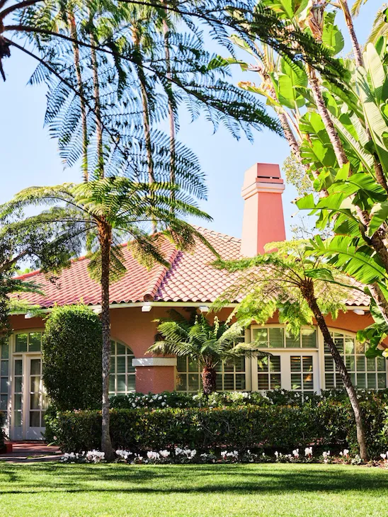 Exterior of Bungalow 22A at The Beverly Hills Hotel, Los Angeles