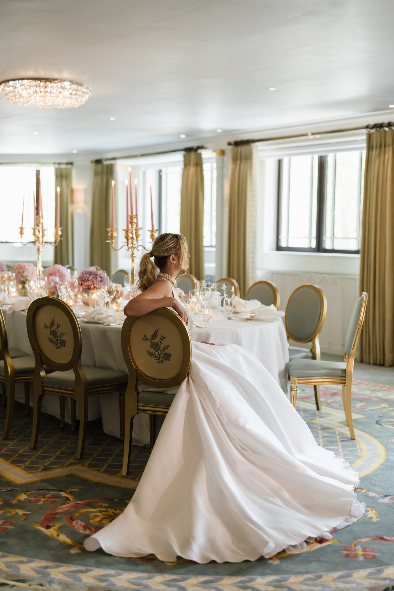 Park Suite Left at the Dorchester set up for a wedding