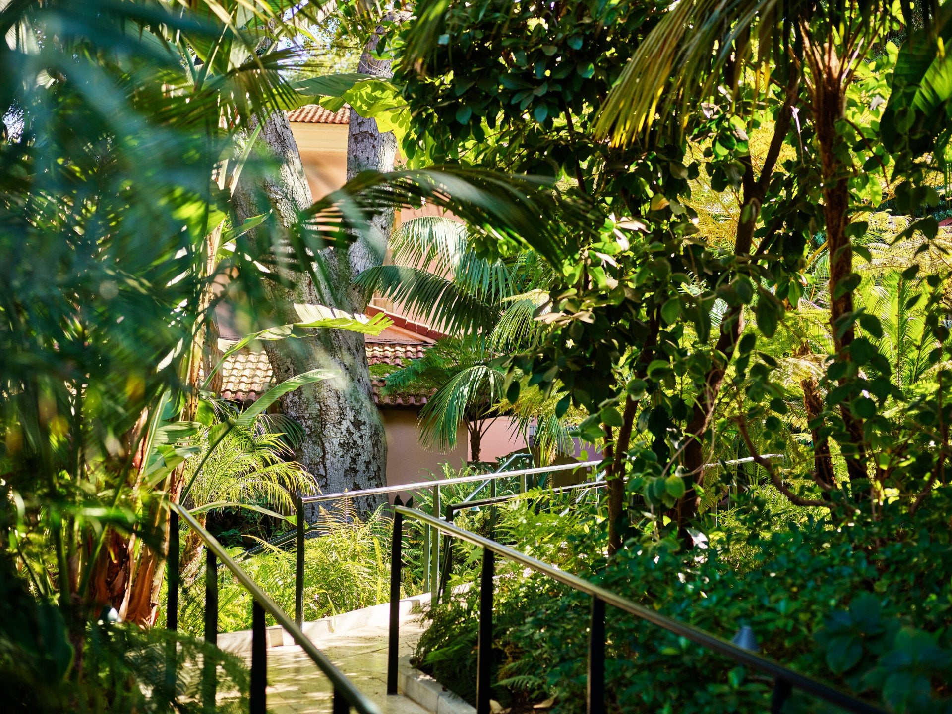 12 acres of greenery and flowers in bloom at Hotel Bel-Air