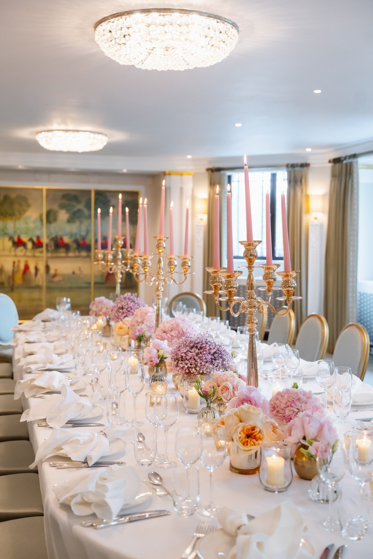Park Suite Left at the Dorchester set up for a wedding