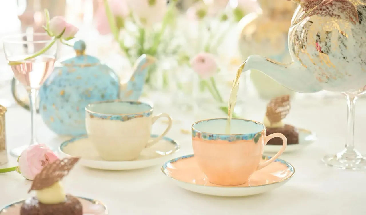 Tableware by Coralla Maiuri at Hotel Eden Rome