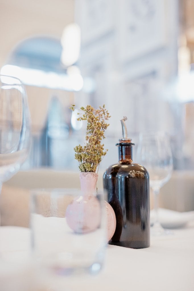 The olive oil bottle in Gaia