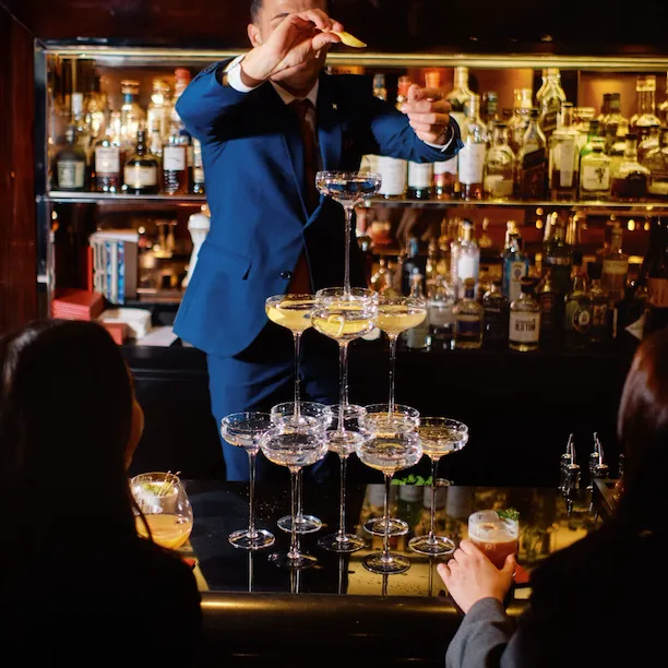 Bar 45 cocktail tower