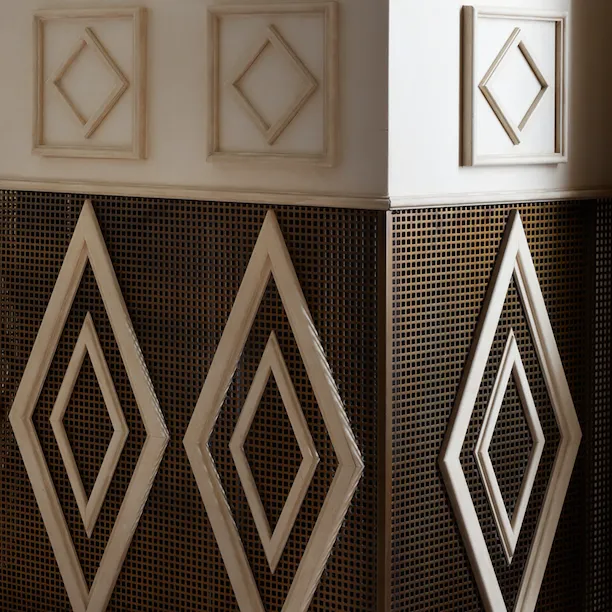 detail of a column in our 'Cartesio' meeting space