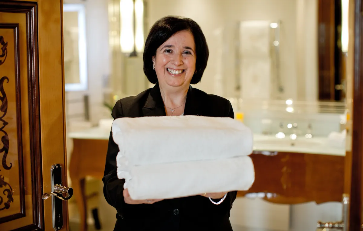 Portrait of Lucia, one of our expert housekeepers