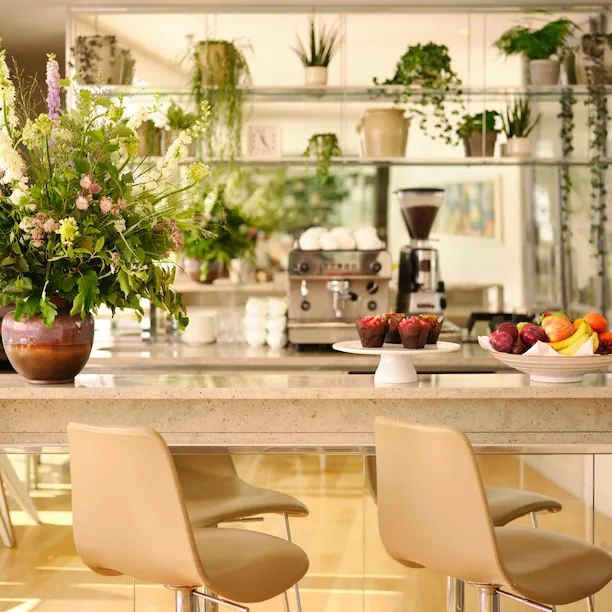 The Spa Café interior at Coworth Park