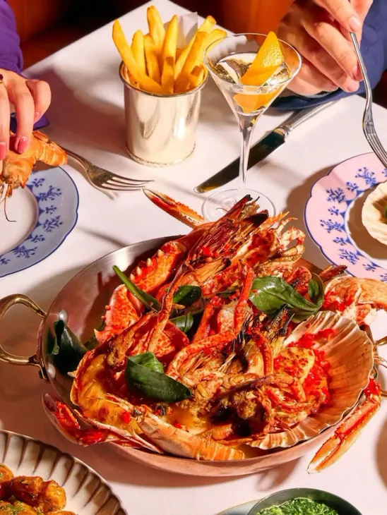 À la carte hero dishes at The Grill at The Dorchester