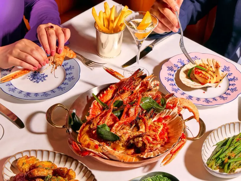 À la carte hero dishes at The Grill at The Dorchester